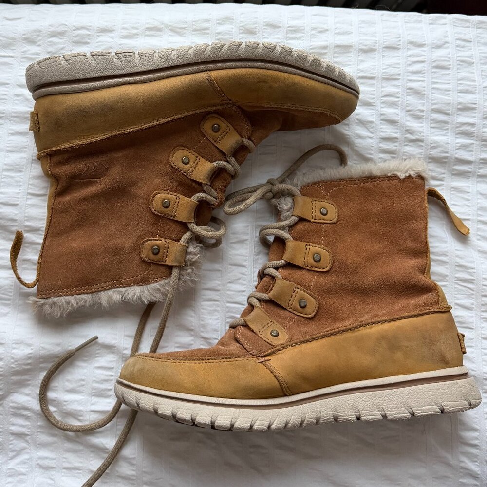 Sorel Boots Joan Cozy Shearling Ankle Bootie